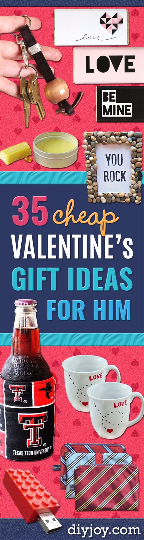 Get inspired by these cheap, last minute Valentines gifts for him - husband or bf. They are the best easy, creative and low-budget Valentine's day ideas for him. Discover cute things to add to a homemade DIY Valentine basket that your husband or boyfriend will love for a romantic Vday celebration. These are the perfect 5 senses Vday gifts for ...